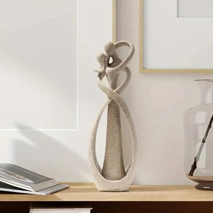 Romantische Hars Sculptuur Liefdessymbool Modern Design - Velinix