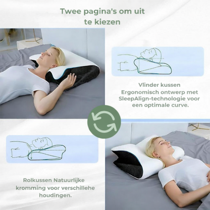 Nekkussen Ergonomisch Traagschuim voor Rug Ondersteuning