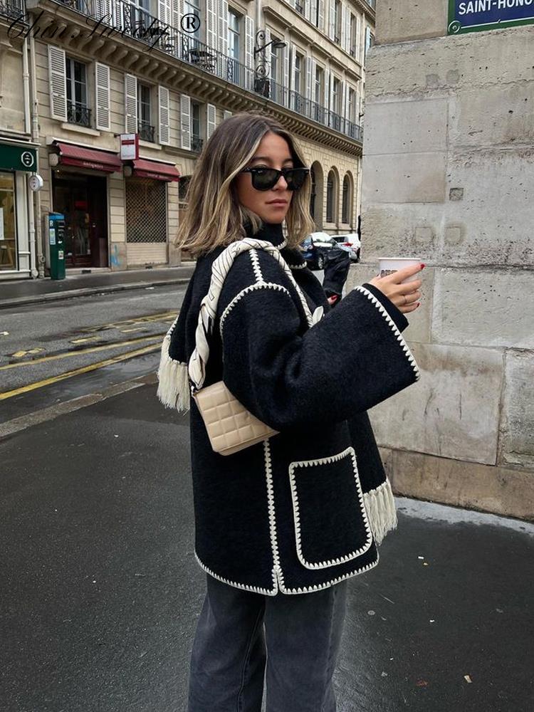 Velinix Gely Faux Fur Statement Jas