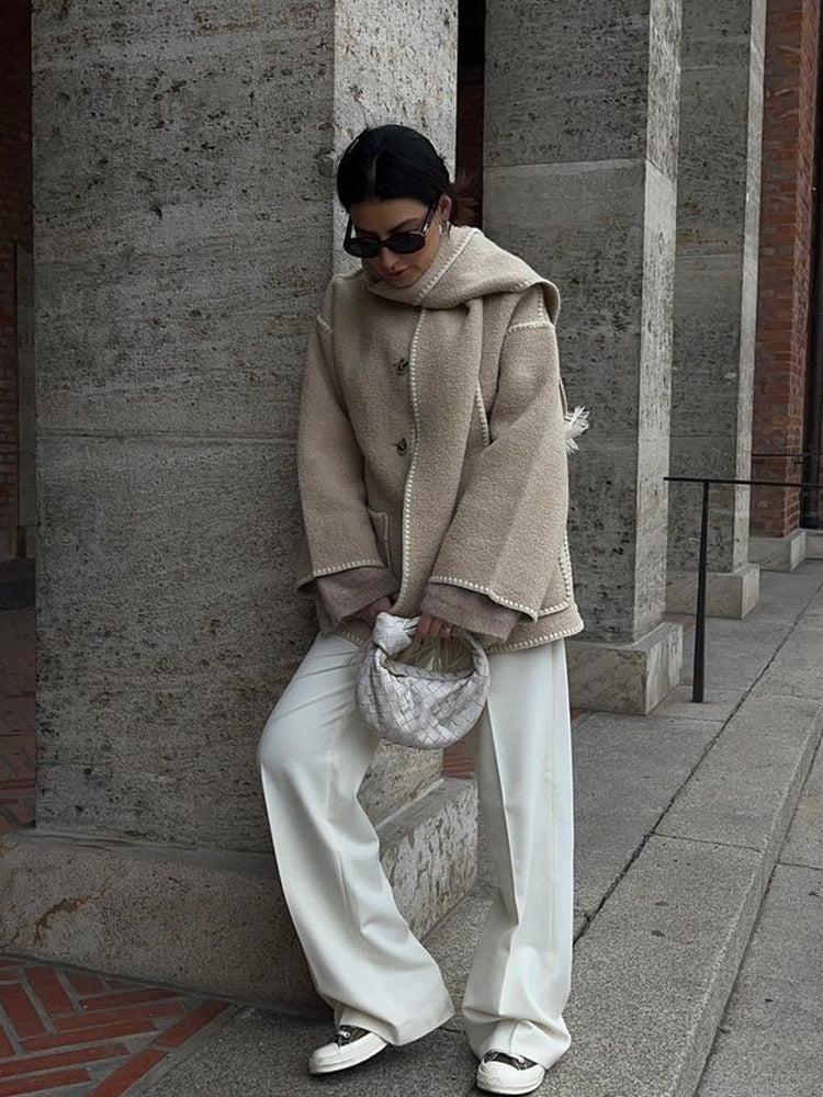 Velinix Gely Faux Fur Statement Jas