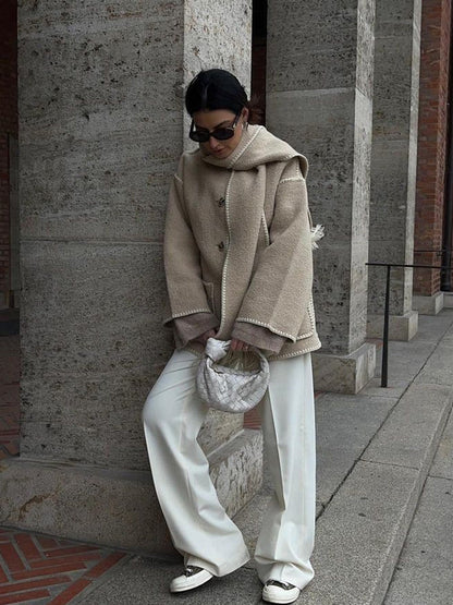 Velinix Gely Faux Fur Statement Jas