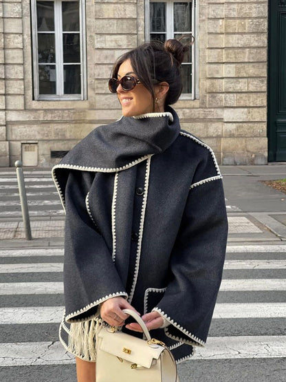 Velinix Gely Faux Fur Statement Jas