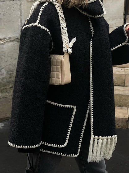 Velinix Gely Faux Fur Statement Jas