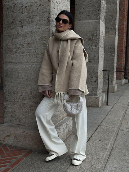 Velinix Gely Faux Fur Statement Jas