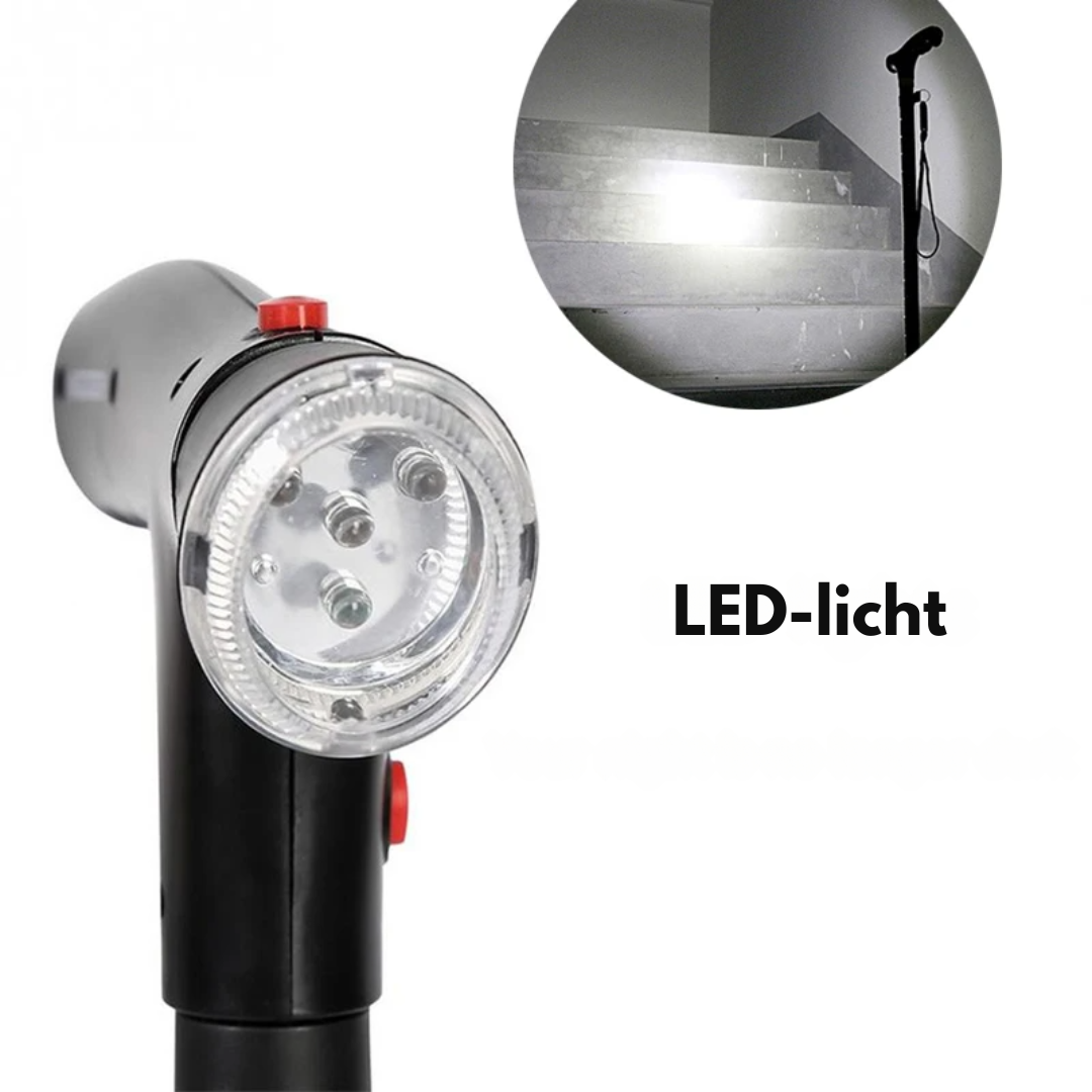 Wandelstok Ergonomisch Lichtgewicht met Extra Steun