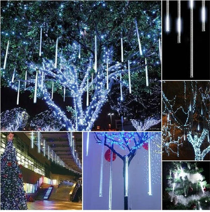 LED Meteorenregen Verlichting Buitendecoratie Waterdicht 8 Buizen