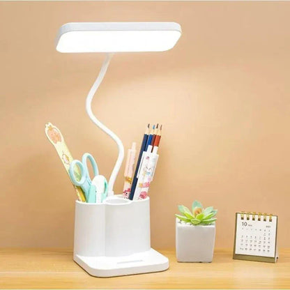 LED Bureaulamp met Aanraakdimming en USB Aansluiting - Velinix