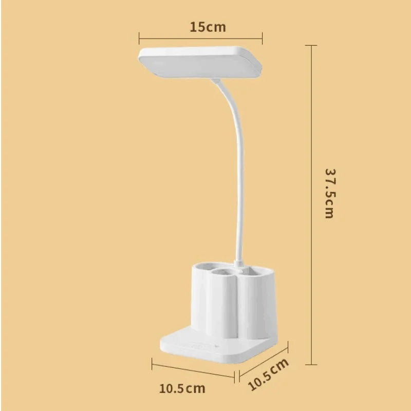 LED Bureaulamp met Aanraakdimming en USB Aansluiting