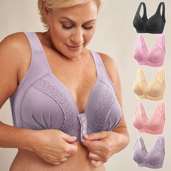 Comfortabele Cotton Bh met Voorsluiting