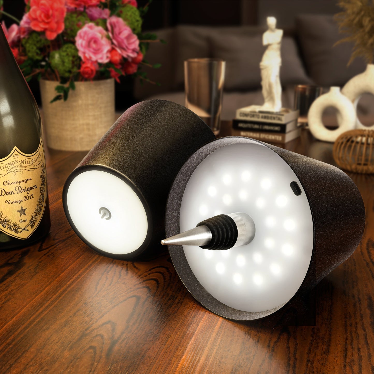 Flessenlamp Uniek Handgemaakt van Glasfles