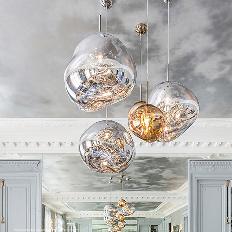 Kroonluchter LED Warm Wit Lava Ontwerp Moderne Sfeerverlichting