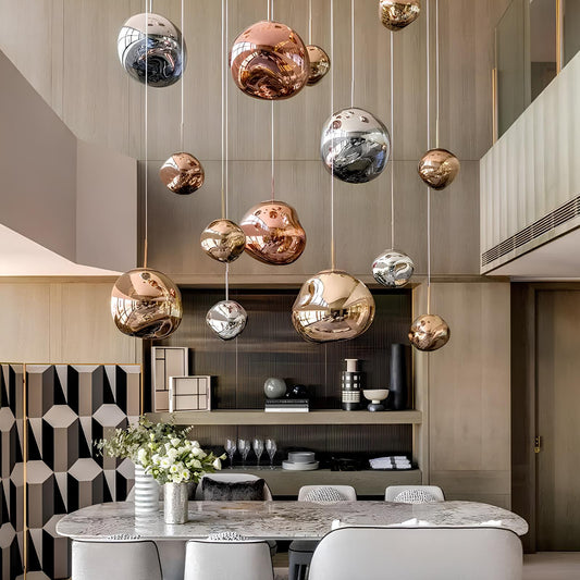 Kroonluchter LED Warm Wit Lava Ontwerp Moderne Sfeerverlichting - Velinix