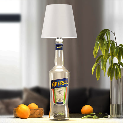 Unieke Flessenlamp van Hergebruikte Flessen