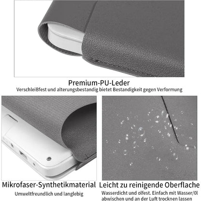 Waterdichte Laptop Sleeve 12-16 inch PU Leer Beschermhoes