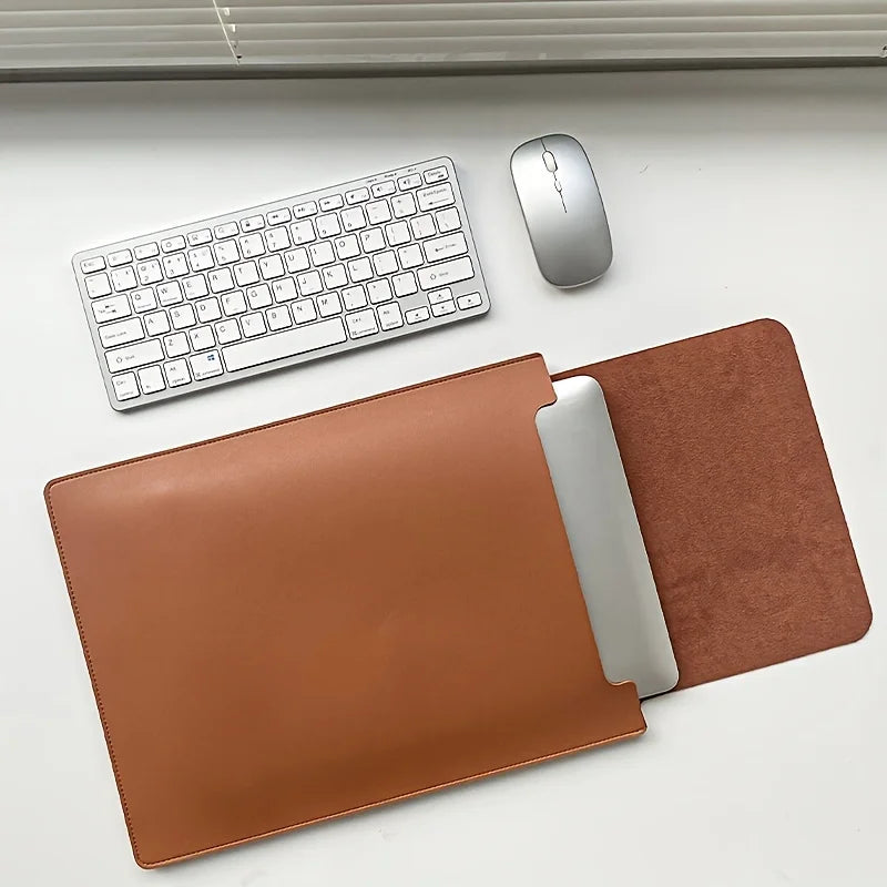 Waterdichte Laptop Sleeve 12-16 inch PU Leer Beschermhoes