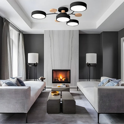 Ronde LED Plafondlamp Modern Woonkamer Lamp Dimbaar