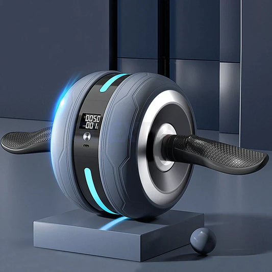 Buikspierwiel met Automatische Rebound en Slimme Telling - Velinix