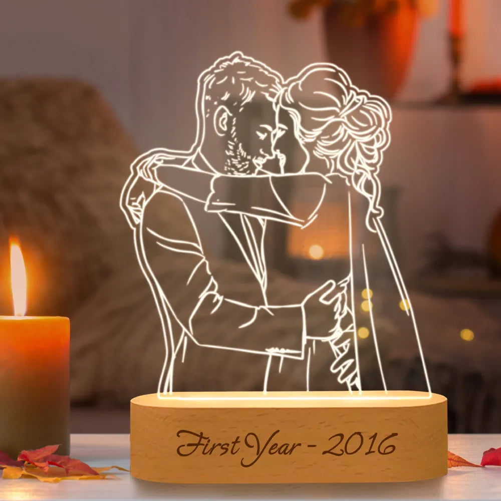 LED Nachtlamp Romantisch Acryl Decoratie Licht