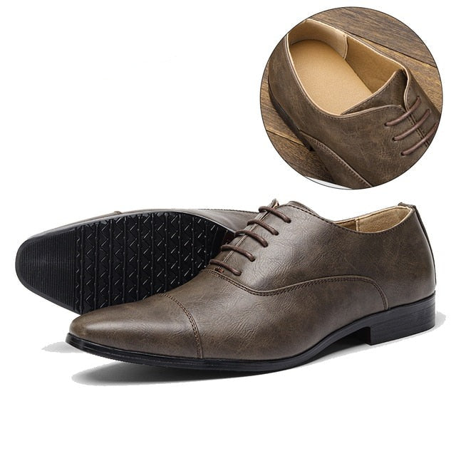 Leren Schoenen Italiaans Design Comfortabel Luxe