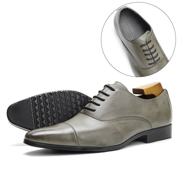 Leren Schoenen Italiaans Design Comfortabel Luxe