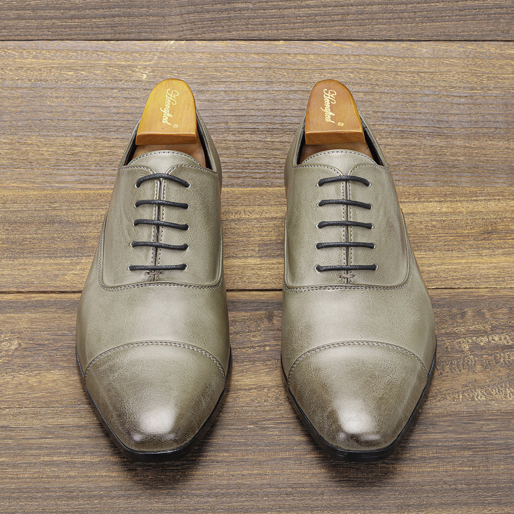 Leren Schoenen Italiaans Design Comfortabel Luxe