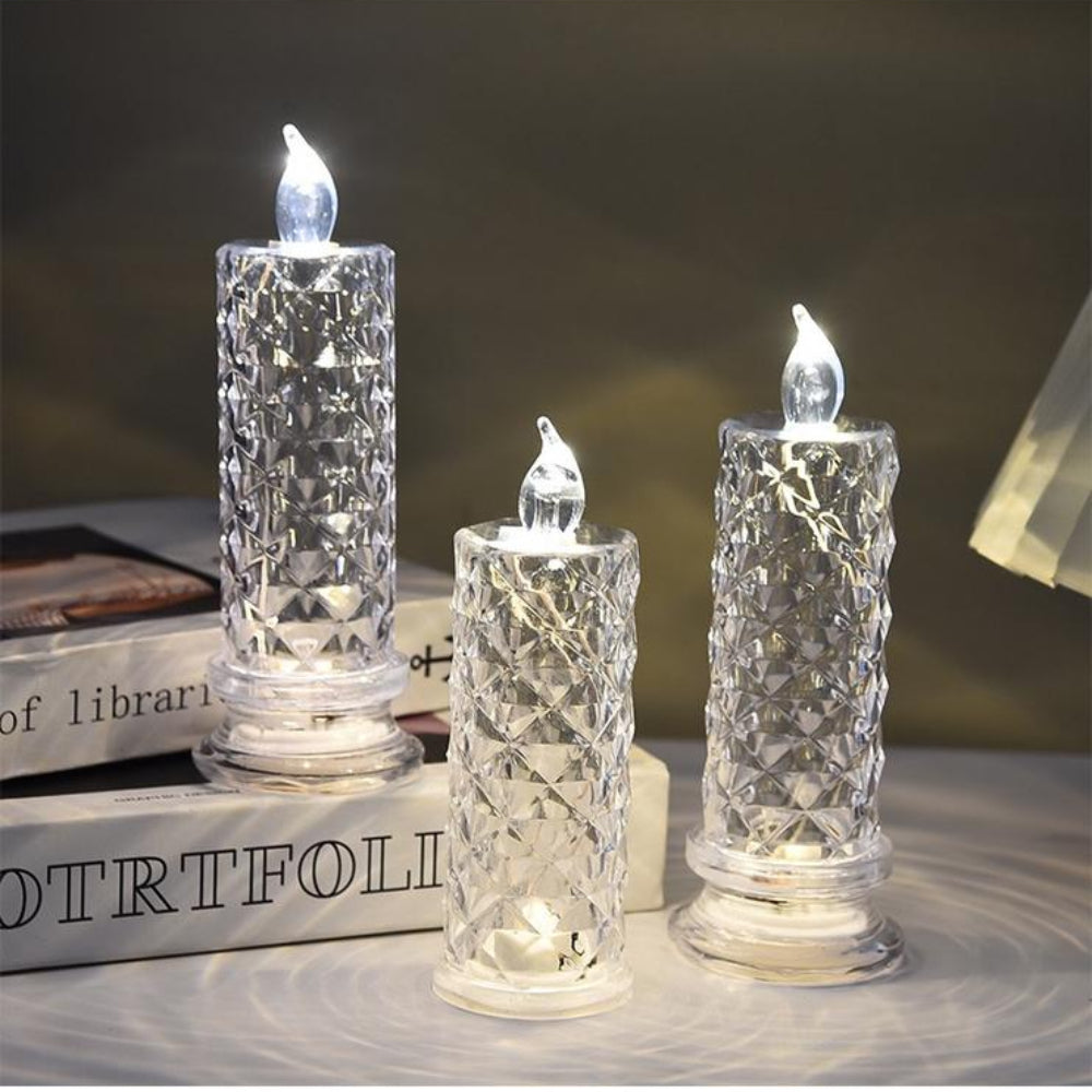 Decoratieve LED Tafellampen met Warm Kristal Licht