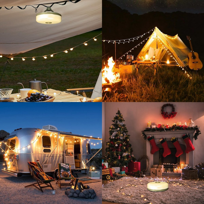 LED Lichtketting Buitenlamp met Powerbank voor Camping