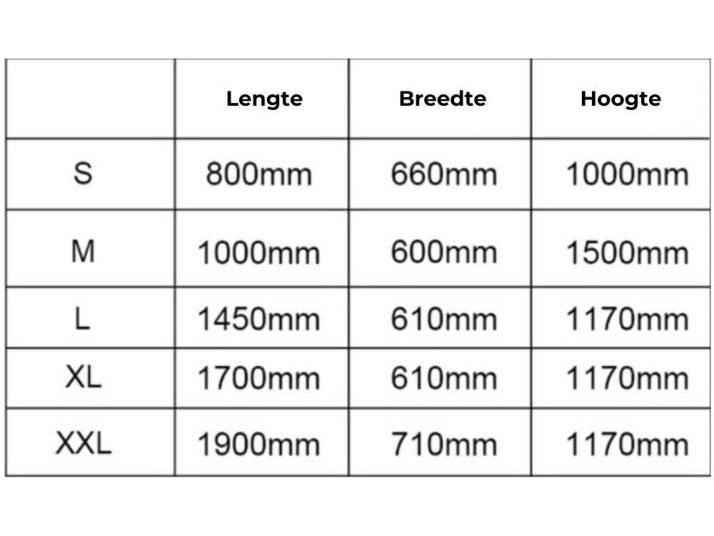BBQ Hoes Waterdicht Heavy Duty