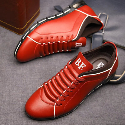 Leren Schoenen Elegance Comfortabele Klassieke Stijl