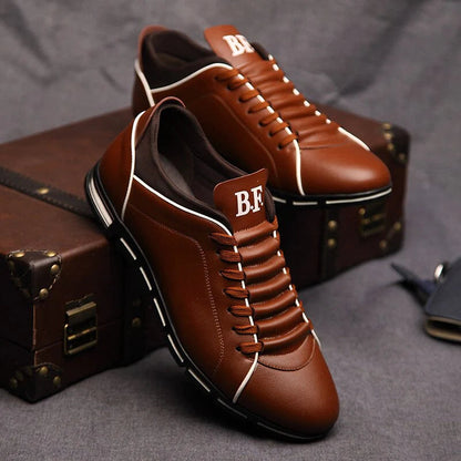 Leren Schoenen Elegance Comfortabele Klassieke Stijl