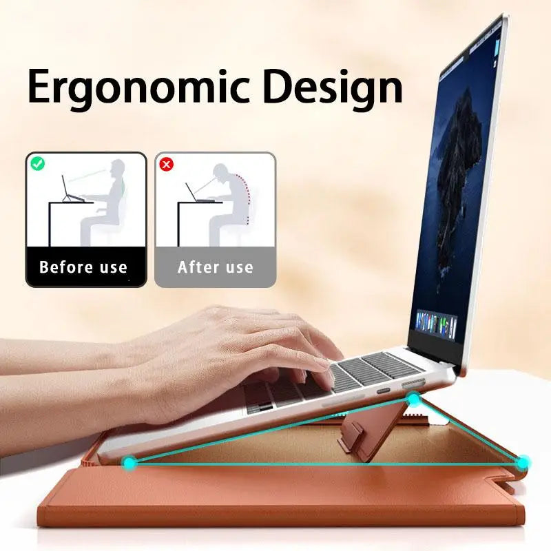 Lexano™ – Laptophoes 14 Inch Waterdicht & Ergonomisch Met 3-in-1 Functie 7