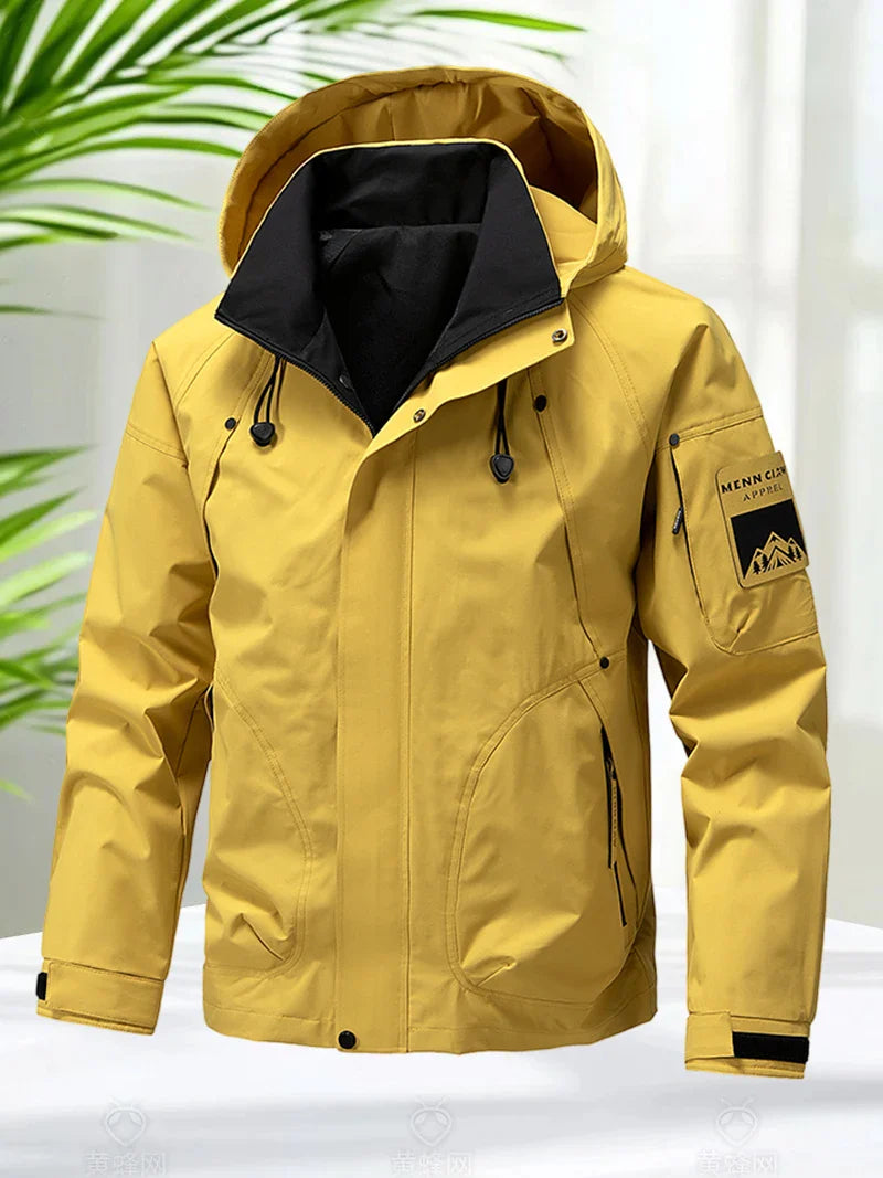 Waterdichte Softshell Jas Heren Met Capuchon Lichtgewicht