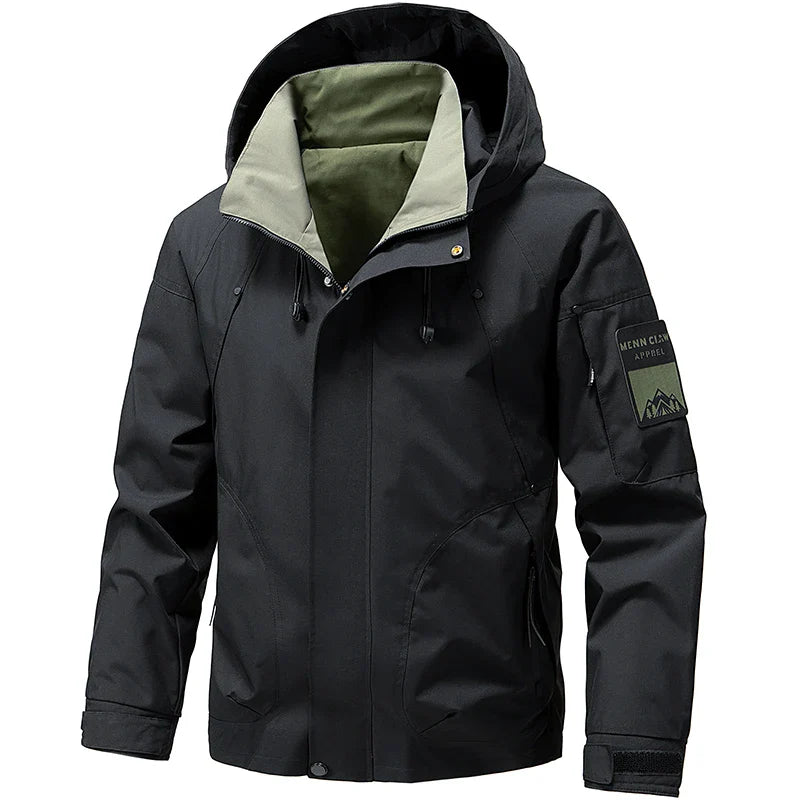Waterdichte Softshell Jas Heren Met Capuchon Lichtgewicht