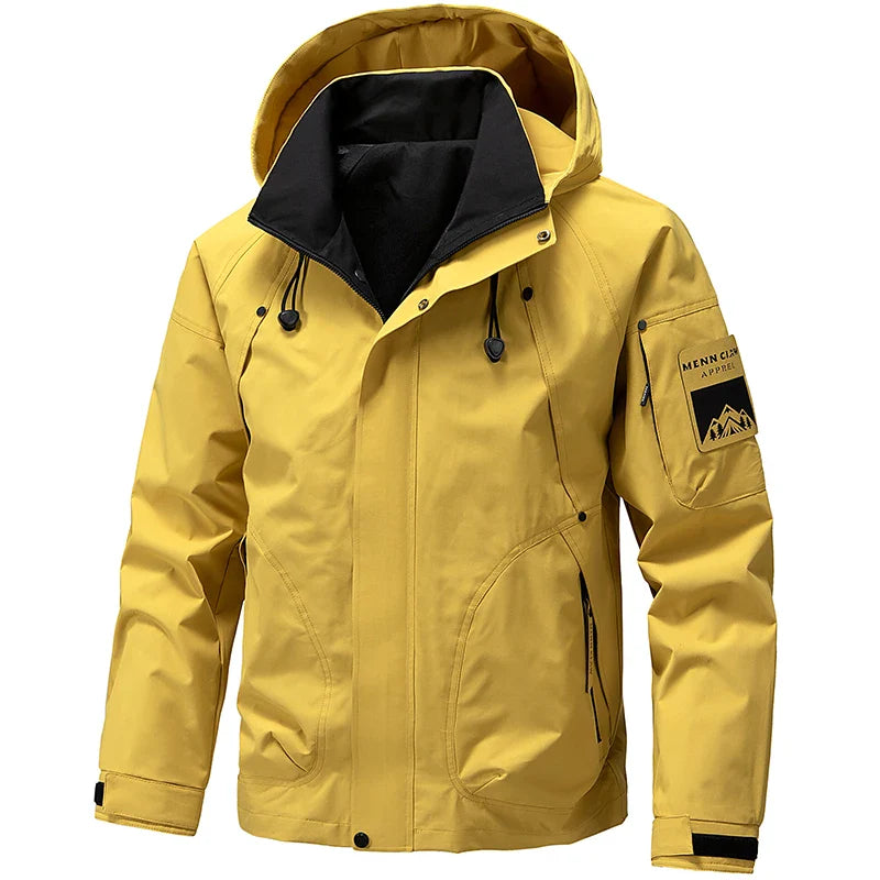 Waterdichte Softshell Jas Heren Met Capuchon Lichtgewicht