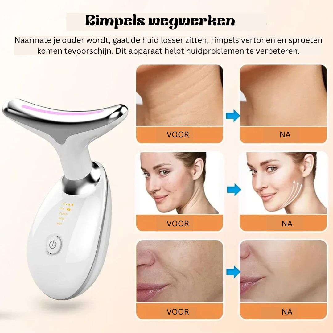 LiftGlow Pro Hals en Gezichtsverstrkker Anti RimpelCream
