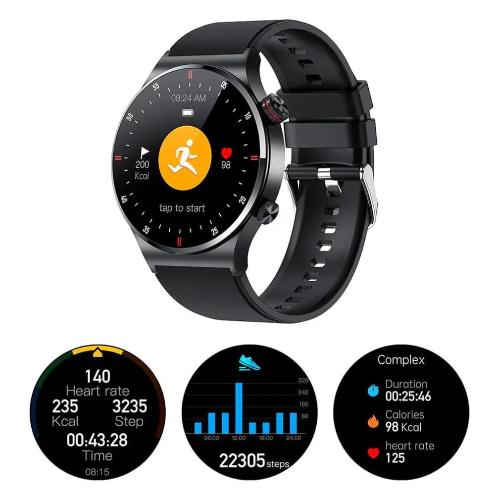 Smartwatch LuxuraWatch Stijlvol en Waterdicht
