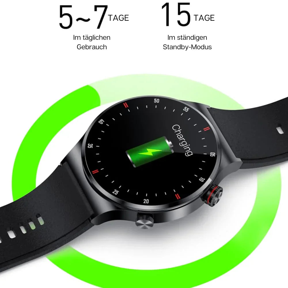 Smartwatch LuxuraWatch Stijlvol en Waterdicht