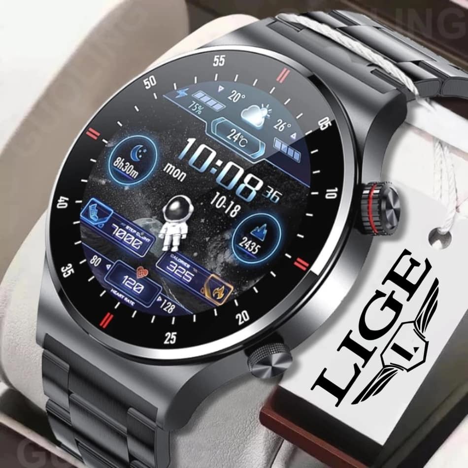 Smartwatch LuxuraWatch Stijlvol en Waterdicht