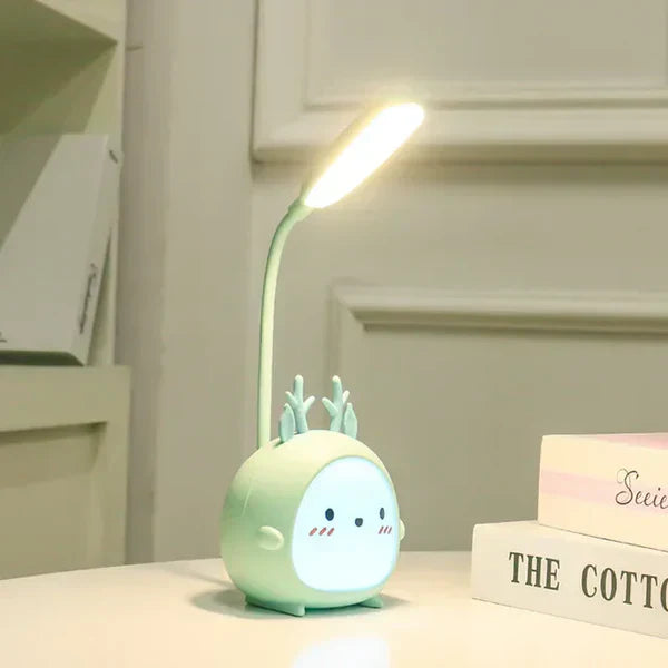 Kinderleeslamp met Oogbescherming en USB Nachtlampje