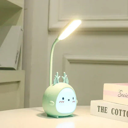 Kinderleeslamp met Oogbescherming en USB Nachtlampje