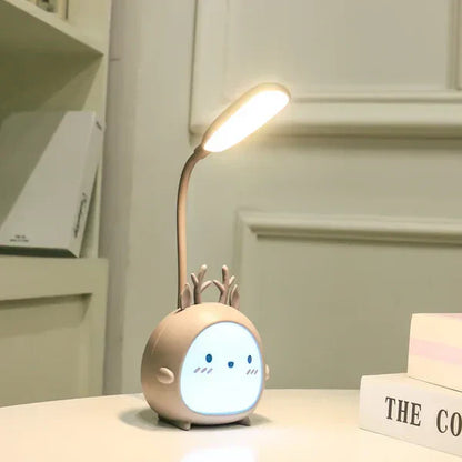 Kinderleeslamp met Oogbescherming en USB Nachtlampje - Velinix