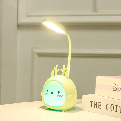 Kinderleeslamp met Oogbescherming en USB Nachtlampje