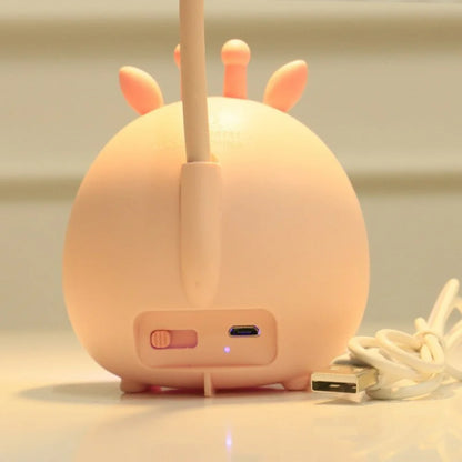Kinderleeslamp met Oogbescherming en USB Nachtlampje