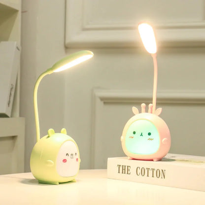 Kinderleeslamp met Oogbescherming en USB Nachtlampje