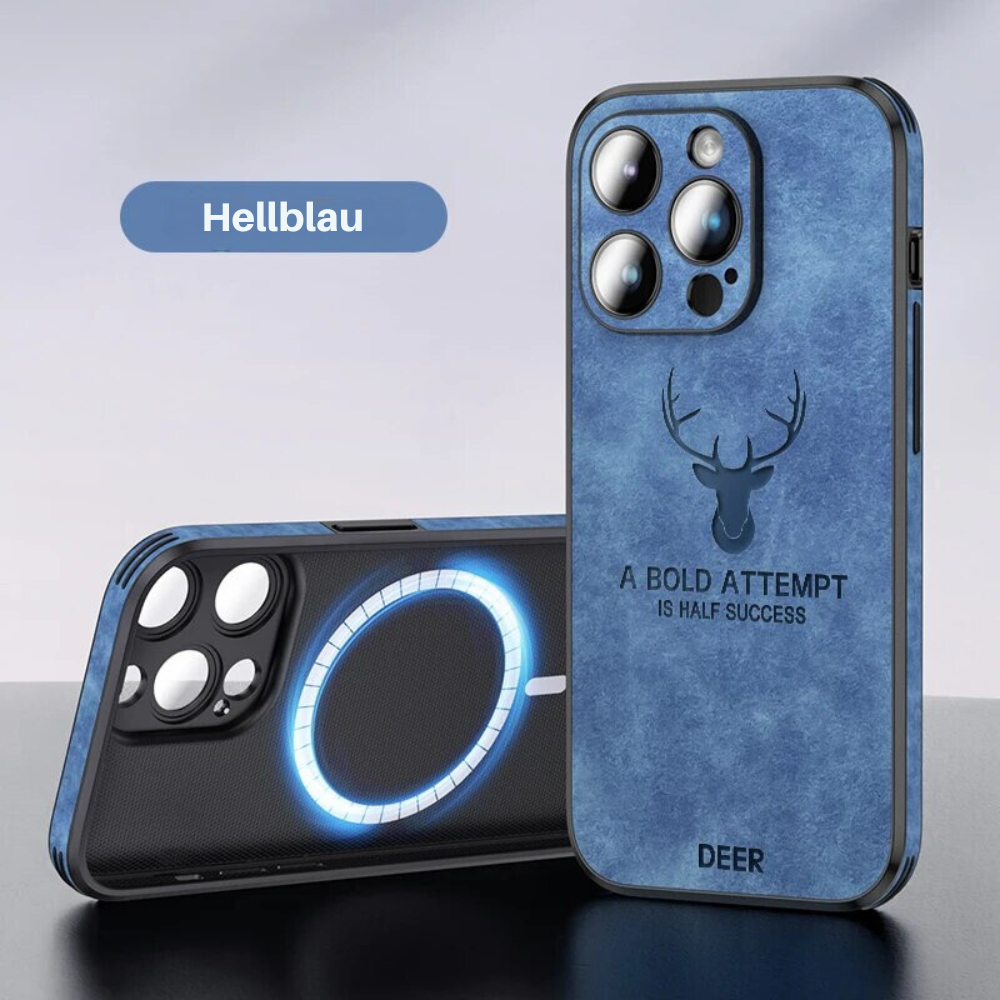 Leren iPhone Hoesje met Stijlvol Design en Schokbestendige Bescherming