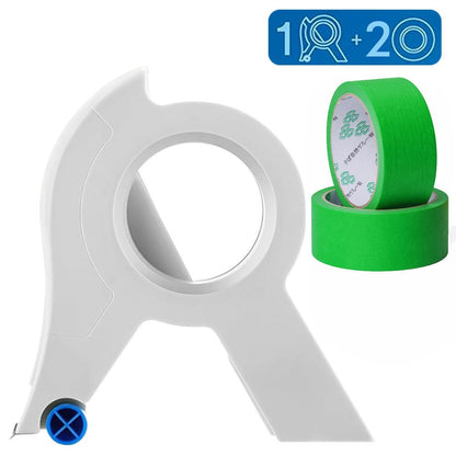 Verfafplak Applicator voor Schone Verf Randen met Snijder en Rollen wordt: 
Verfafplak Applicator voor Precieze Verf Randen met Snijder en Rollen