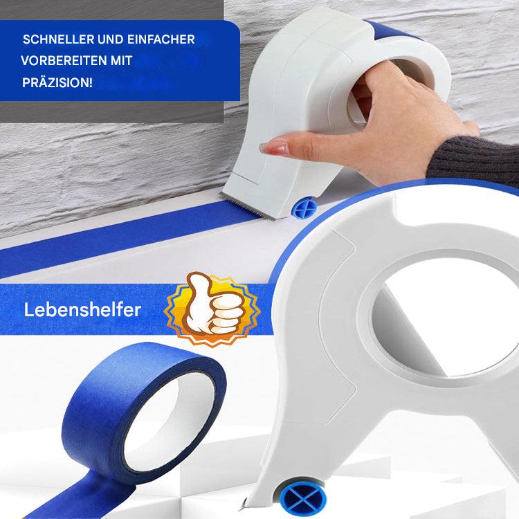 Verfafplak Applicator voor Schone Verf Randen met Snijder en Rollen wordt: 
Verfafplak Applicator voor Precieze Verf Randen met Snijder en Rollen