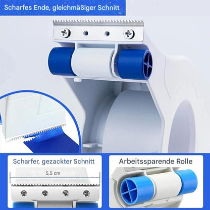 Verfafplak Applicator voor Schone Verf Randen met Snijder en Rollen wordt: 
Verfafplak Applicator voor Precieze Verf Randen met Snijder en Rollen