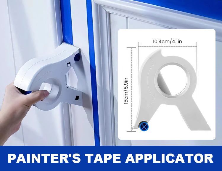 Verfafplak Applicator voor Schone Verf Randen met Snijder en Rollen wordt: 
Verfafplak Applicator voor Precieze Verf Randen met Snijder en Rollen