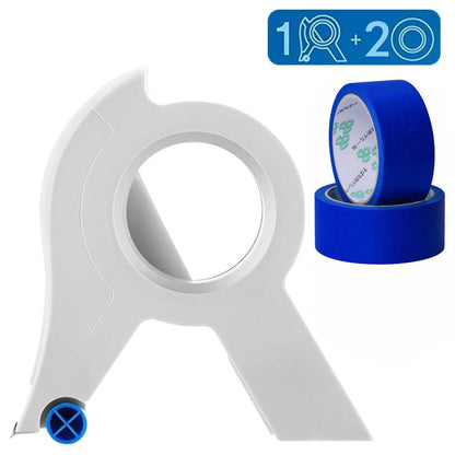 Verfafplak Applicator voor Schone Verf Randen met Snijder en Rollen wordt: 
Verfafplak Applicator voor Precieze Verf Randen met Snijder en Rollen